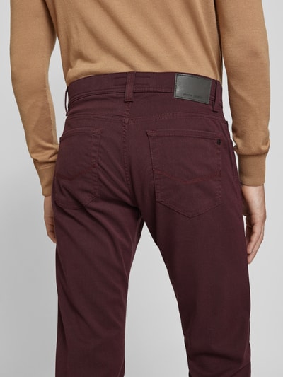 Pierre Cardin Smart Fit Chino mit Strukturmuster Modell 'Lyon' Bordeaux 3