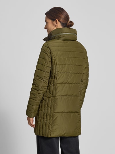 Soyaconcept Płaszcz pikowany z odpinanym kapturem model ‘Nina’ Khaki 5