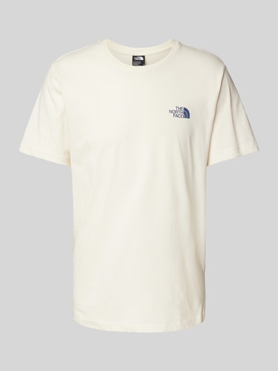 The North Face T-Shirt aus Viskose mit Label-Print Offwhite 2