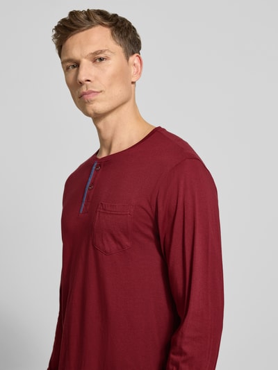 Jockey Longsleeve mit Rundhalsausschnitt Bordeaux 3