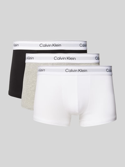 Calvin Klein Underwear Trunks mit elastischem Label-Bund im 3er-Pack Black 1