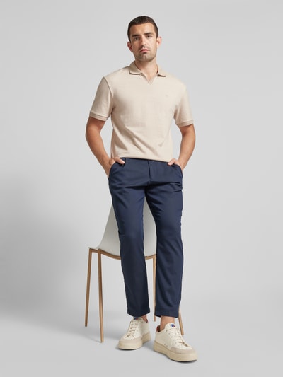 Jack & Jones Premium Poloshirt met labelstitching, model 'WILLAS' Zand - 1