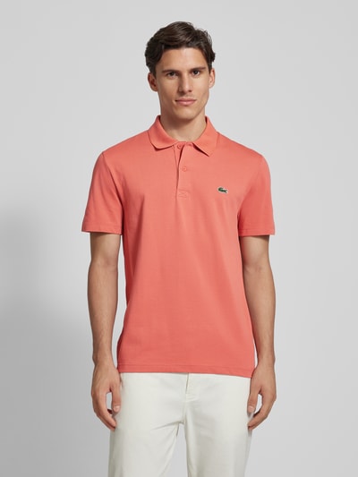 Lacoste Poloshirt met labeldetail Rood - 4