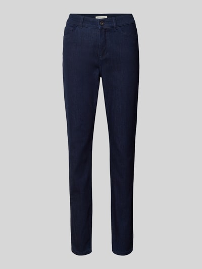 Christian Berg Woman Jeansy o kroju skinny fit z 5 kieszeniami Granatowy 2