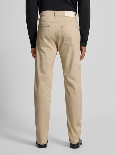 BOSS Spodnie materiałowe o kroju regular fit z mieszanki bawełny model ‘RE.MAINE5’ Beżowy 5