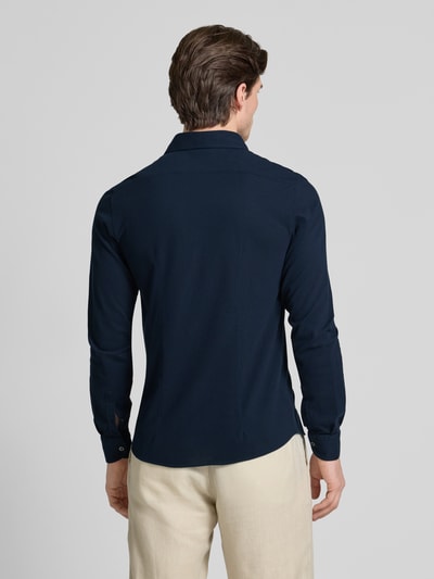 GRAN SASSO Freizeithemd mit Haifischkragen Marine 5