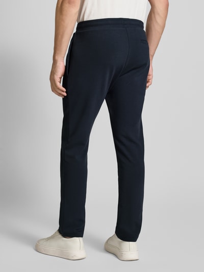 MCNEAL Sweatpants met elastische band en lengtenaden Marineblauw - 5
