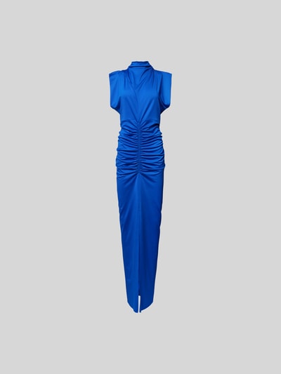 Victoria Beckham Maxikleid mit Raffungen Bleu 2