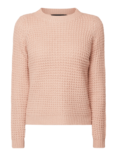 Vero Moda Pullover mit Effektgarn Altrosa 2