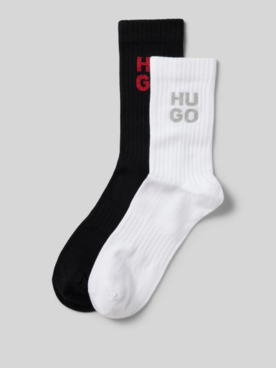 HUGO Socken mit Effektgarn im 2er-Pack Modell 'LUREX' Black 1