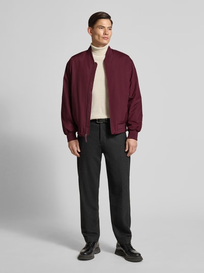 CK Calvin Klein Bomberjack met ritszakken Bordeaux - 1