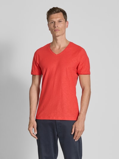 MCNEAL T-Shirt mit V-Ausschnitt Hellrot 4
