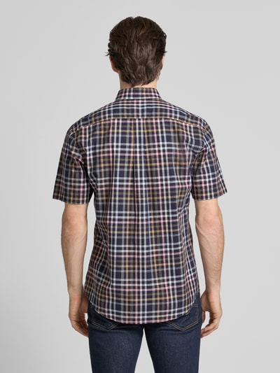 Fynch-Hatton Vrijetijdsoverhemd met knoopsluiting Marineblauw - 5