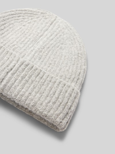 Vero Moda Czapka beanie z szerokim brzegiem model ‘GILA’ Jasnoszary 2