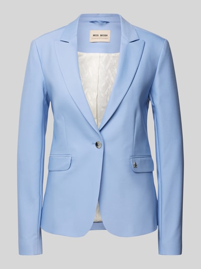 MOS MOSH Blazer met labelapplicatie, model 'Blake' Oceaanblauw - 2