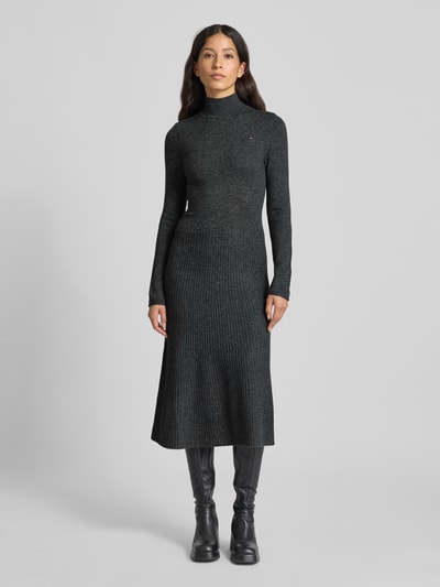 Tommy Hilfiger Regular Fit Freizeitkleid aus reiner Wolle Hellgrau 4