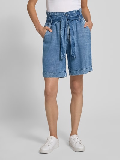 Mustang Bermuda in denimlook, model 'Jericho' Lichtblauw - 4