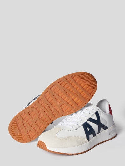 ARMANI EXCHANGE Sneakers met labeldetails Wit - 5