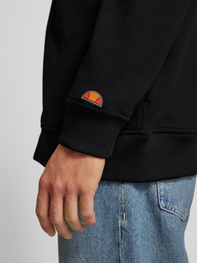 Ellesse Sweatjacke mit Label-Patch Modell 'MILLEROS' Black 3