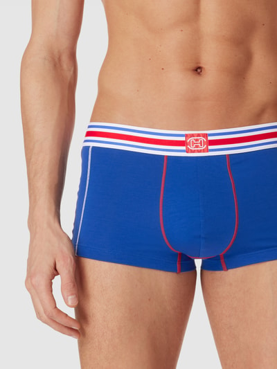 HOM Boxershort met labelpatch, model 'TIE BREAK' Koningsblauw - 3