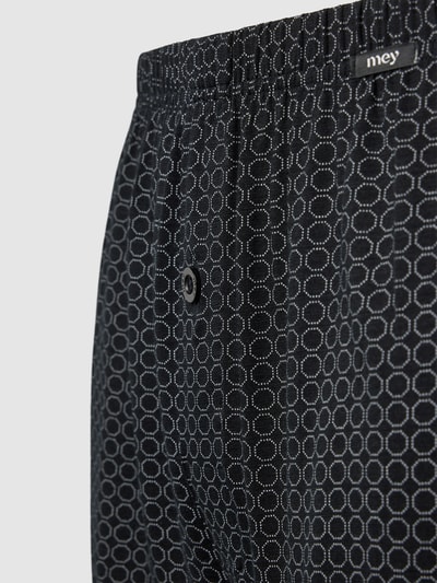 Mey Boxershorts mit Allover-Muster Modell 'SILVER CIRCLE' Black 2