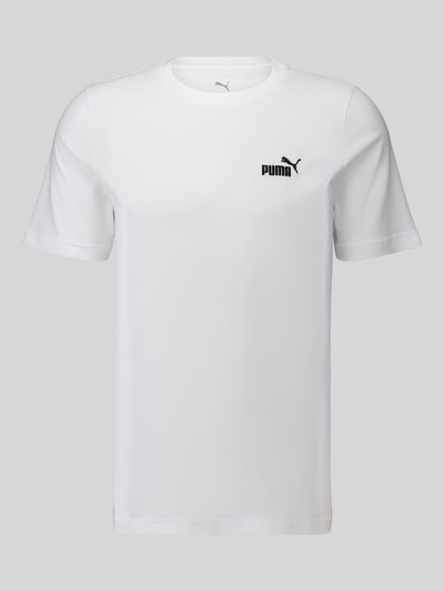 PUMA Performance Regular Fit T-Shirt aus reiner Baumwolle Weiss 2