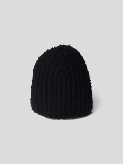 Roberto Collina Beanie aus Kaschmir-Woll-Mix Schwarz 5