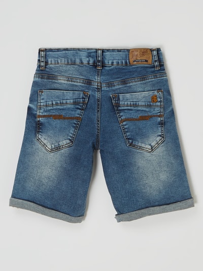 Blue Effect Szorty jeansowe z dodatkiem streczu  Jeansowy niebieski 4