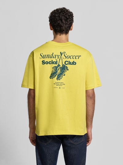 MCNEAL T-Shirt mit Statement-Print Senf 5
