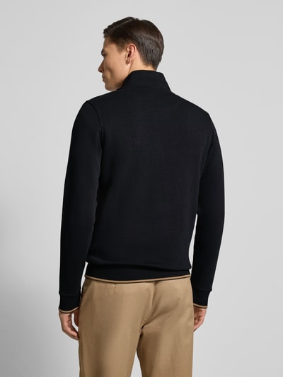 Christian Berg Men Regular Fit Troyer mit elastischen Abschlüssen Black 5