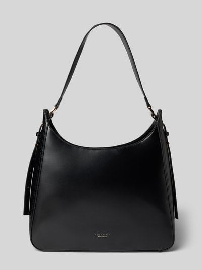 Seidenfelt Torba hobo z detalem z logo model ‘Arvaja’ Czarny 2