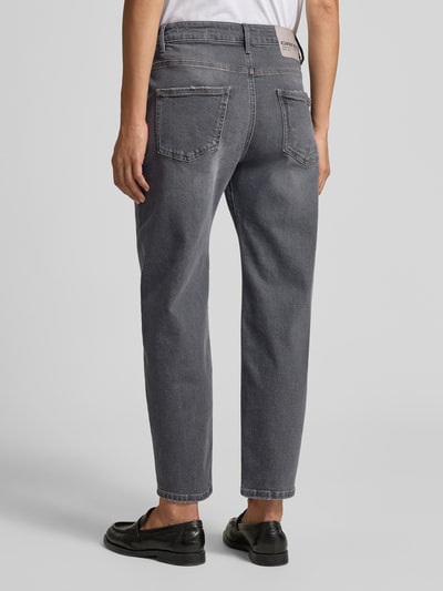 Gang Jeansy o kroju balloon fit z naszywką z logo model ‘IDA’ Średnioszary 5