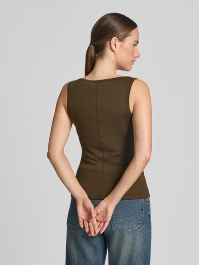 Marc O'Polo Regular Fit Tanktop aus reiner Baumwolle Mittelbraun 5