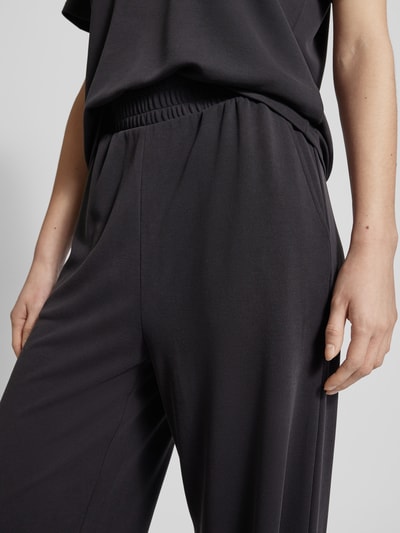 Jake*s Casual Flared Hose mit elastischem Bund Black 3