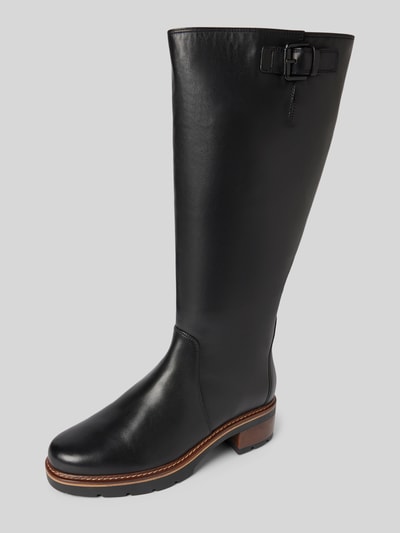 Högl Stiefel aus Leder mit Reißverschluss Black 1