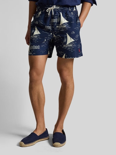 Polo Ralph Lauren Underwear Szorty kąpielowe z haftowanym logo Granatowy 4