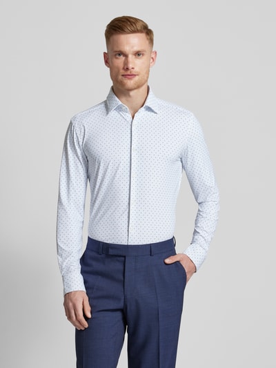 HUGO Slim Fit Business-Hemd aus Baumwolle Modell 'Kenno' Weiss 4