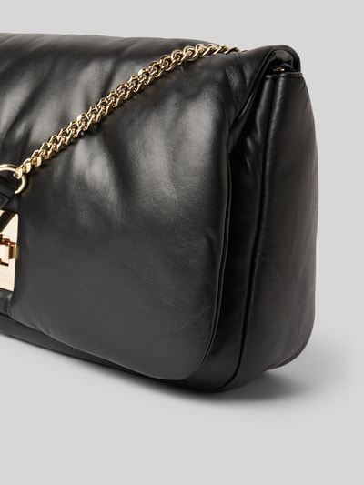 Tommy Hilfiger Handtasche aus Schafsnappa mit Label-Detail Black 2