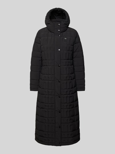 Blauer Usa Daunenmantel mit Reißverschlusstaschen Modell 'KALADA' Black 2