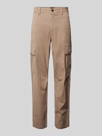 BOSS Orange Cargohose mit Label-Patch Modell 'Sisla' Beige 2