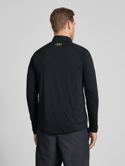 Under Armour Shirt met lange mouwen, opstaande kraag en ritssluiting Zwart - 5