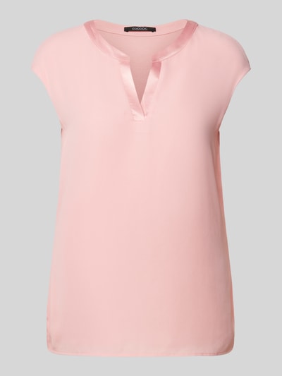 comma T-shirt met kapmouwen Rosé - 2