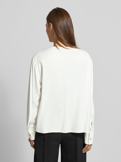 Tommy Hilfiger Bluzka z długim rękawem o kroju relaxed fit z czystej wiskozy  Écru 5