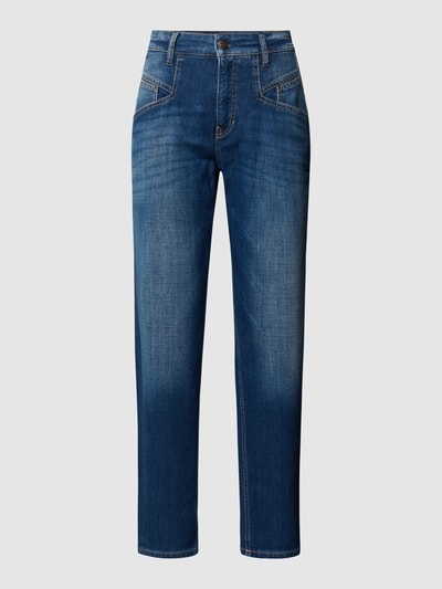 Cambio Straight Fit Jeans mit Stretch-Anteil Modell 'Kacie' Blau 2