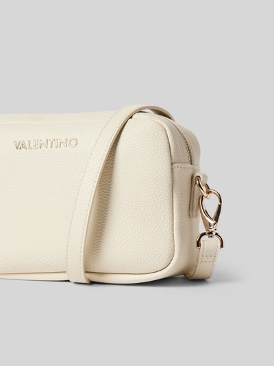 VALENTINO BAGS Handtas met labelapplicatie, model 'BRIXTON' Ecru - 2