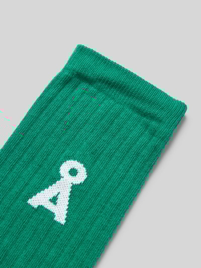 Armedangels Socken aus Baumwoll-Mix Modell 'SAAMUS BOLD' Gruen 2