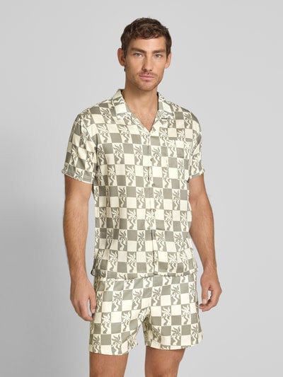 BOARDIES Freizeithemd mit Knopfleiste Modell 'Clara' Khaki 4