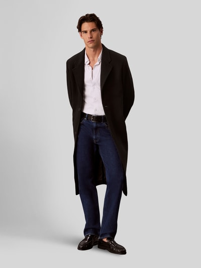 Calvin Klein Jeans Straight Fit Jeans aus reiner Baumwolle Dunkelblau 1