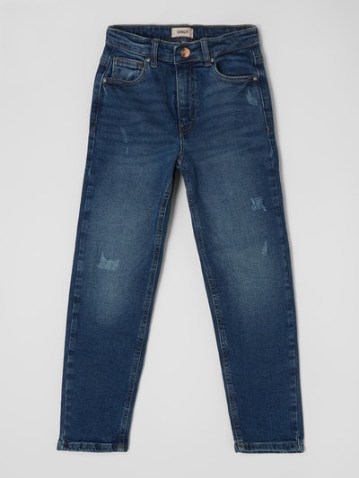 Only Mom Fit Jeans mit Stretch-Anteil Modell 'Calla'  Blau 1