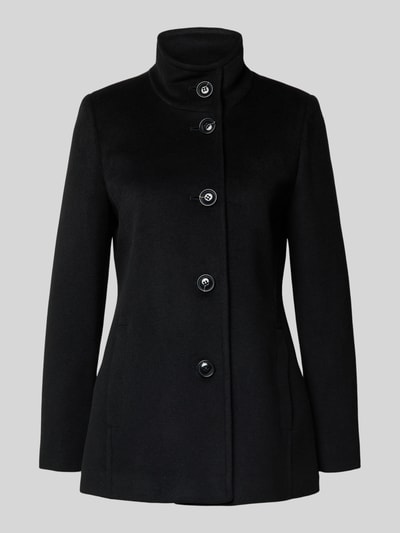 Fuchs Schmitt Wollmantel mit Stehkragen Black 2